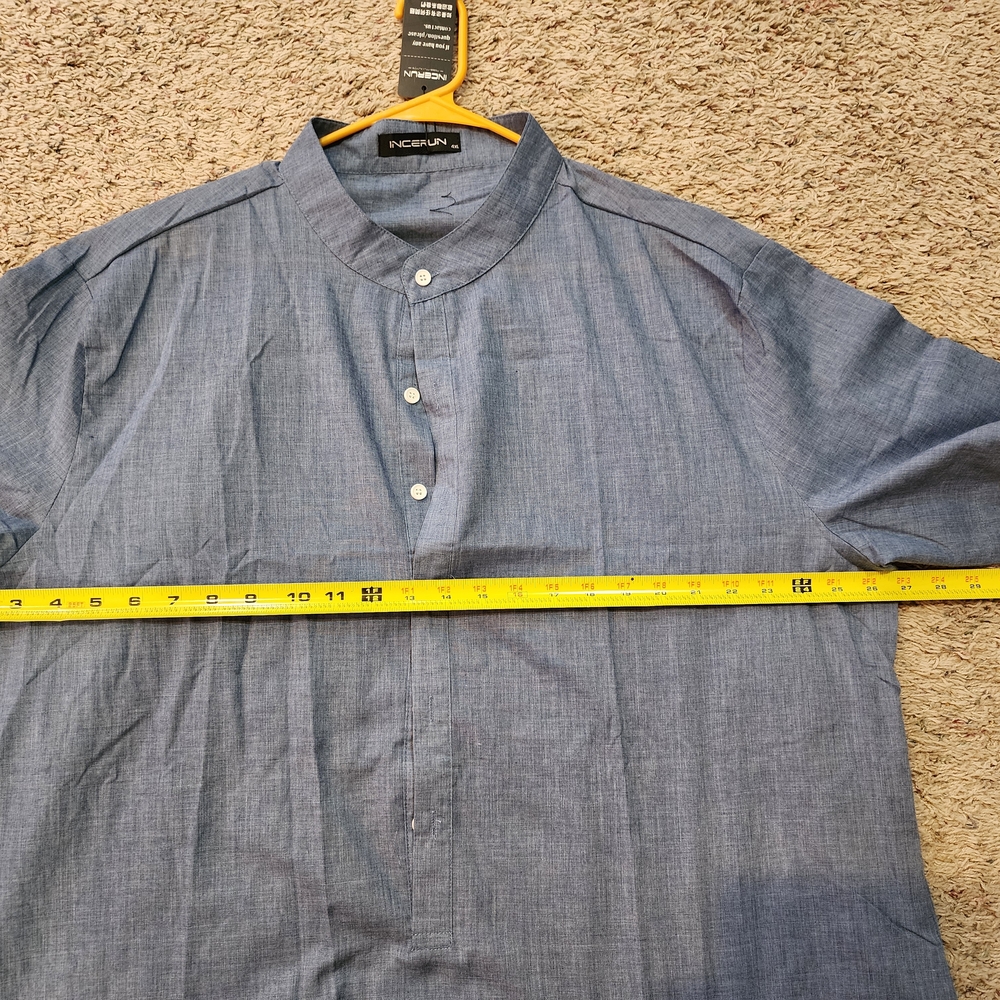EDUN Blue Men's Shirt